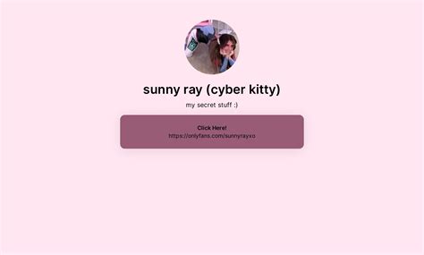 sunnyrayxo|cyber kitty ^